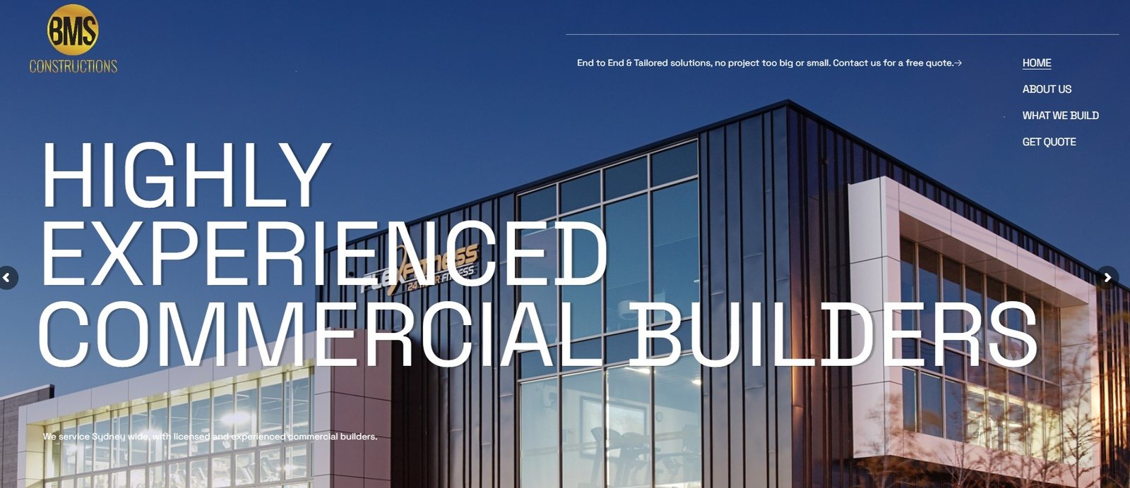 Commercial builders website